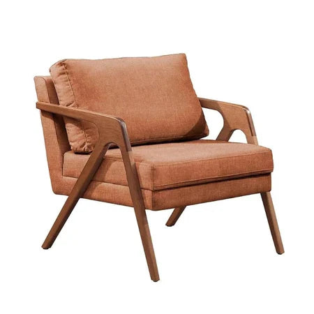 Poltrona Mona – Design Atemporal com Madeira Maciça e Conforto Sofisticado