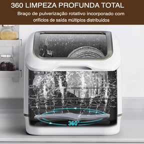 Máquina de lavar louça portátil compacta mini