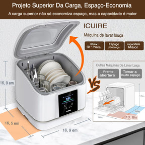 Máquina de lavar louça portátil compacta mini