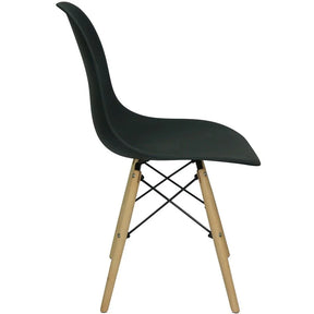 Kit 4 Cadeiras Charles Eames Eiffel Wood Design Varias Cores
